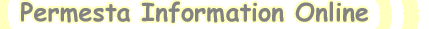 Welcome to PERMESTA INFORMATION ONLINE ONLINE (PIO)